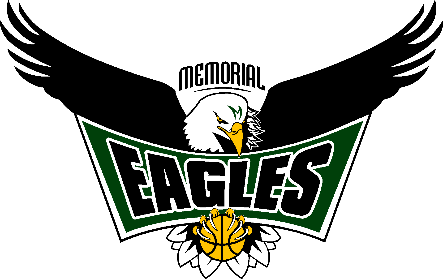 Memorial Eagles Logo Vector Logo